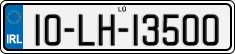 License plate of Ireland, Regular plates