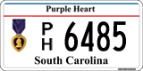 South Carolina, Military (A12345 / AB12345)