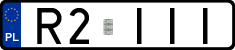 License plates of Poland, Vanity Plates