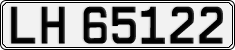 License plate of Norway, Cars
