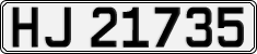 License plate of Norway, Cars