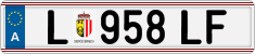 License plate of Austria, Regular plates