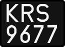 License plates of Poland, 1976 year system