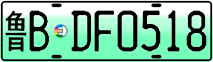License plate of China, Electric vehicles