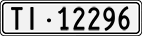 License plate of Switzerland, Cars