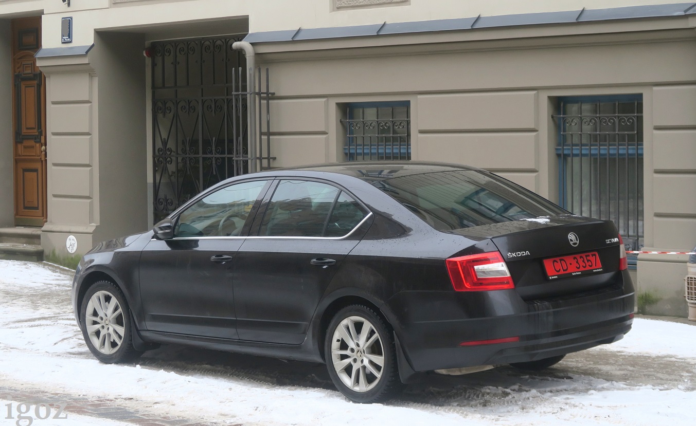 CD-3357, Skoda Octavia 3rd gen Liftback (A7/5E3), facelift, 2017–2022 (–2023 for CN-market)