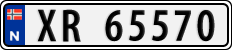 License plate of Norway, Cars
