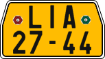 License plate of the Czech Republic, Commercial vehicles (1960)