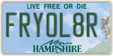 New Hampshire, Vanity Plates