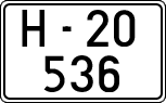 License plates of Spain, 1900 year series