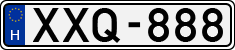 license plates of Hungary, Cars (1990)