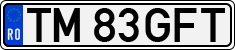 License plate of Romania, Regular plates