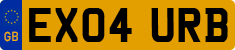 License plate of the United Kingdom, 2001 year system