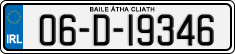 License plate of Ireland, Regular plates