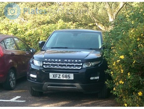 XFZ 585, Land Rover Range Rover Evoque