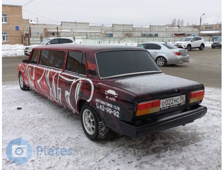 о022мс56, Lada (VAZ) 2107
