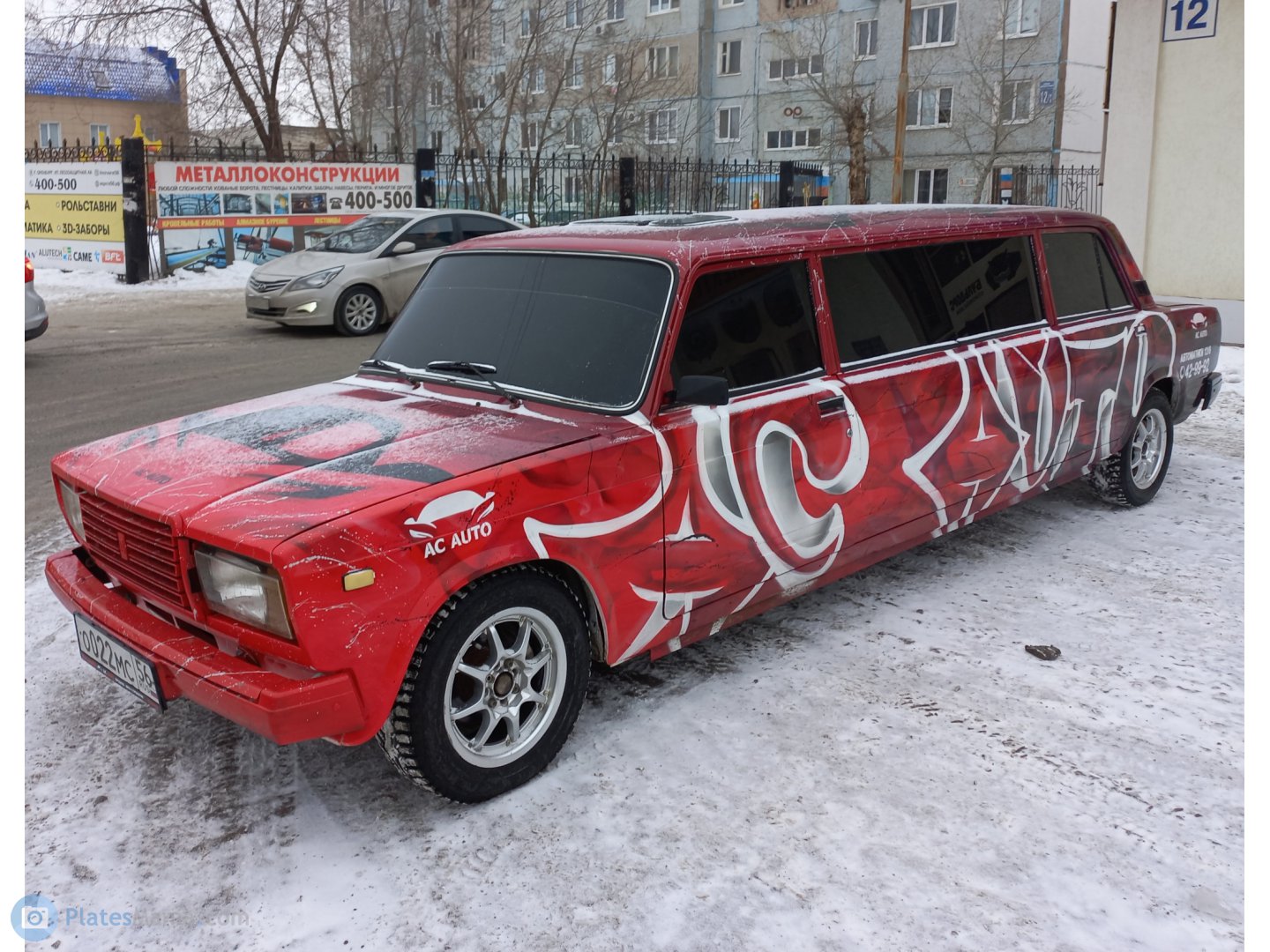 о 022 мс 56, Lada (VAZ) 2107 Жигули (Nova / Riva / Signet / 1500), 1982–2014