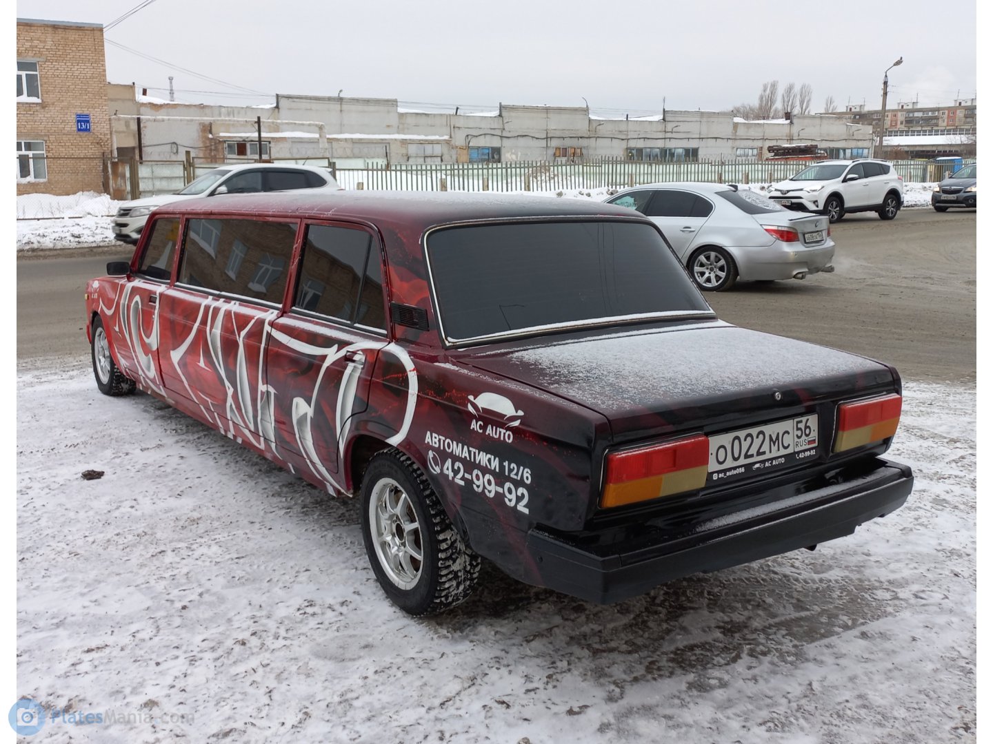 о 022 мс 56, Lada (VAZ) 2107 Жигули (Nova / Riva / Signet / 1500), 1982–2014