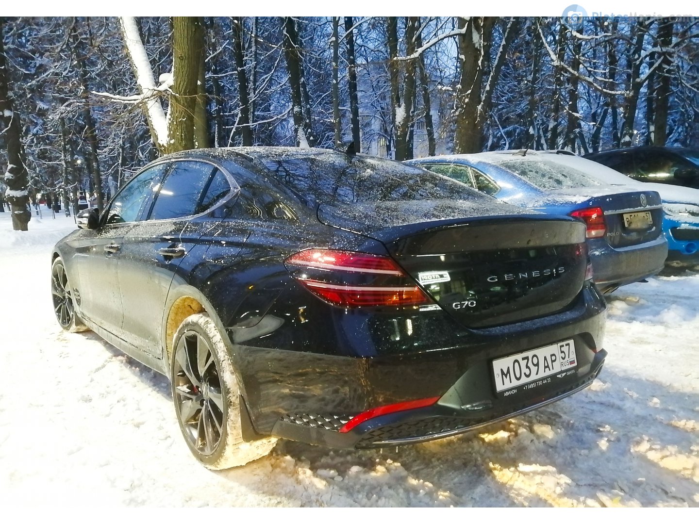 м 039 ар 57, Genesis G70 1st gen Sedan (IK), facelift, 2020–