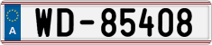 License plate of Austria, Diplomatic
