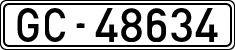 License plates of Spain, 1900 year series