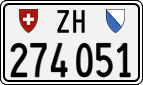 License plate of Switzerland, Cars