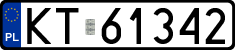 License plates of Poland, Regular car plates