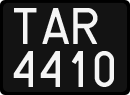 License plates of Poland, 1976 year system