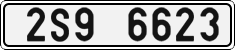 License plate of the Czech Republic, Cars (2001)
