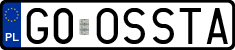 License plates of Poland, Vanity Plates