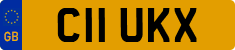 License plate of the United Kingdom, 1983 year system