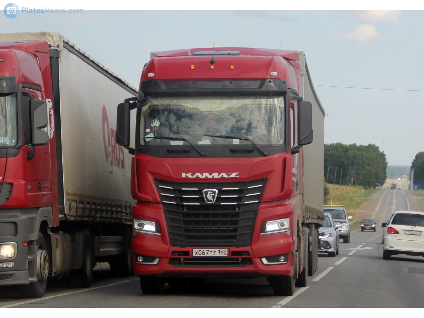 х 067 рт 152, KamAZ 5490 54901, 2017–