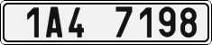 License plate of the Czech Republic, Cars (2001)