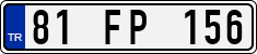 License plate of Turkey, Regular plates