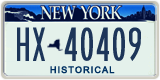 New York, Specialty plates (AB-12345)