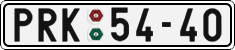 License plate of the Czech Republic, Cars (1960)