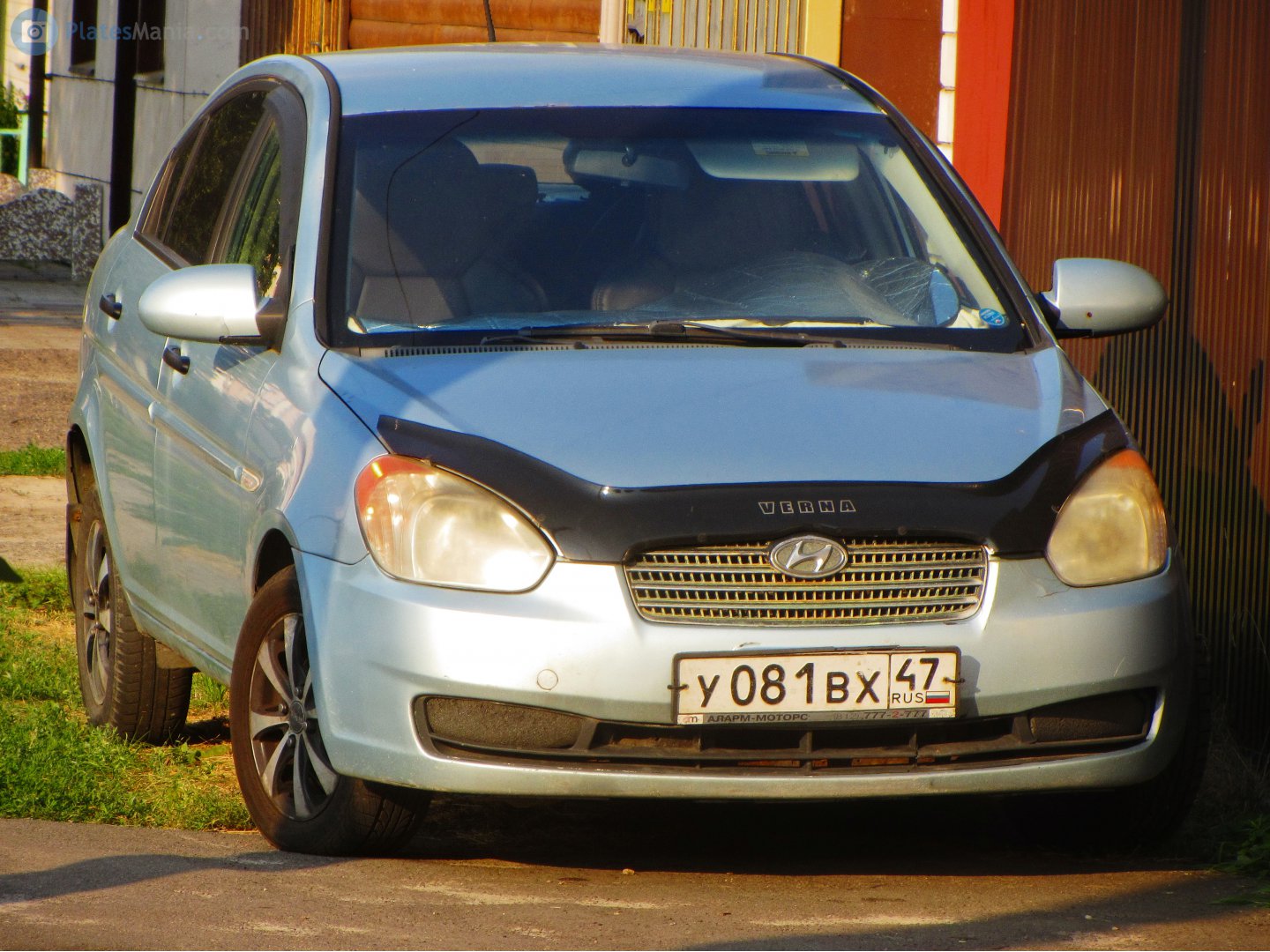 у 081 вх 47, Hyundai Verna 2nd gen Sedan (MC), 2005–2009