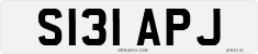 License plate of the United Kingdom, 1983 year system