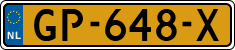 License plate of the Netherlands, Cars