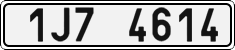 License plate of the Czech Republic, Cars (2001)