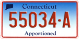 Connecticut, Apportioned (12345-A)