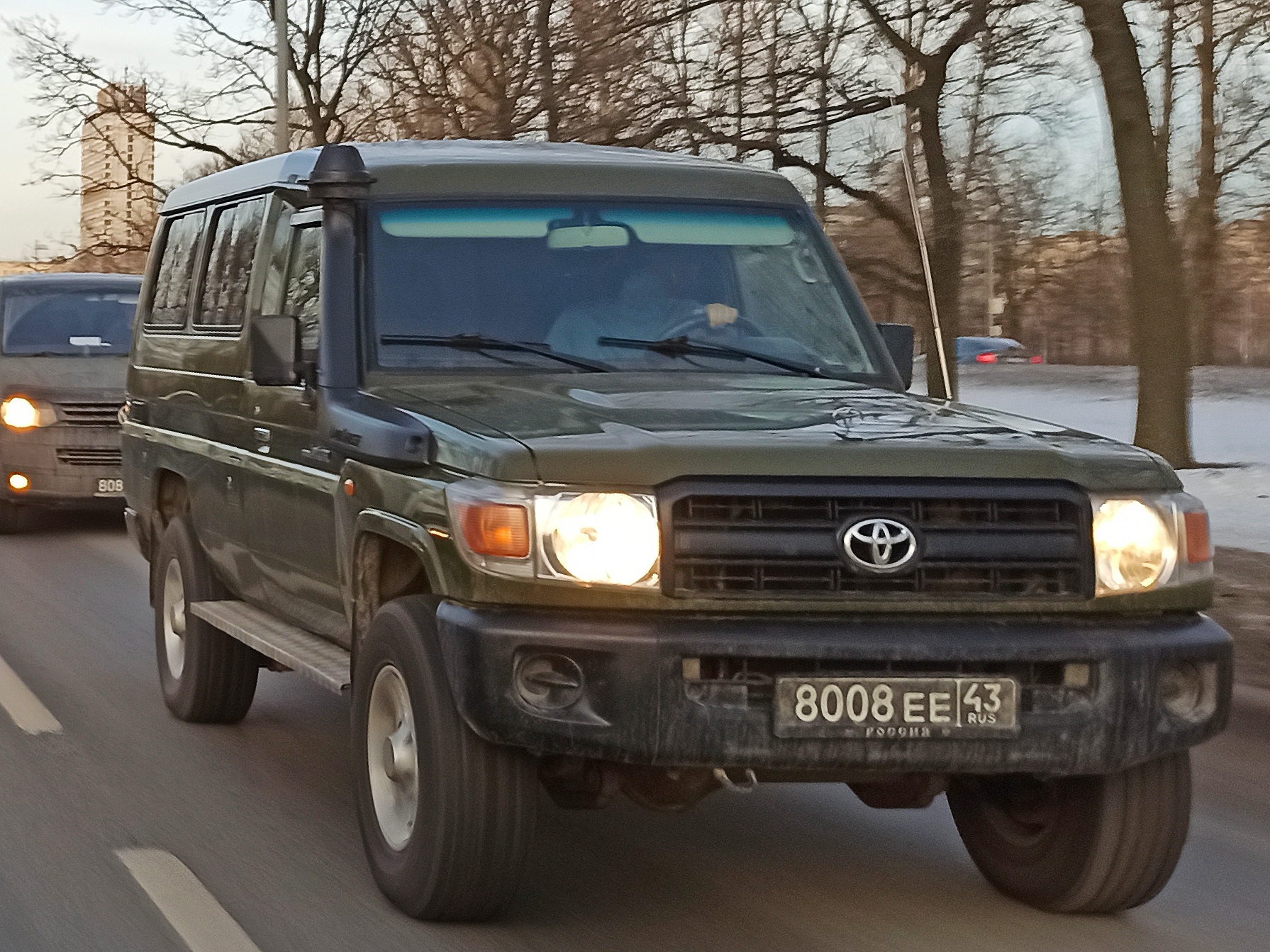 8008 ее 43, Toyota Land Cruiser 70 3-door Troop Carrier (J78), 1st facelift, 2007–2023