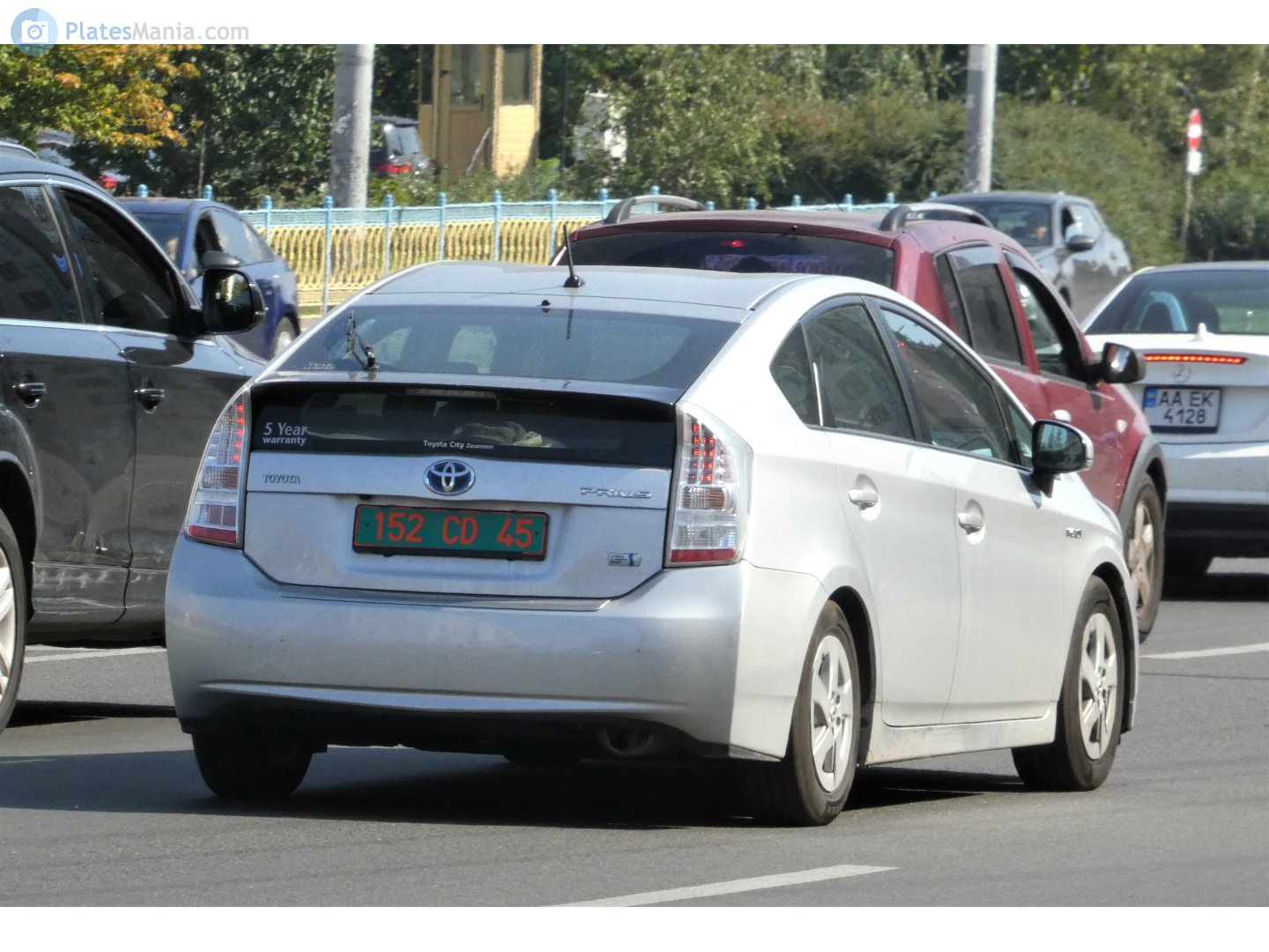 152 CD 45, Toyota Prius 3rd gen Liftback (ZVW30), 2009–2015