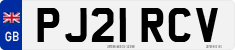 License plate of the United Kingdom, 2001 year system
