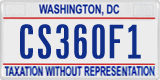 District of Columbia, Vanity Plates