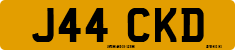 License plate of the United Kingdom, 1983 year system