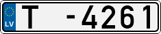 License plate of Latvia, Trailers
