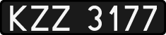 License plates of Poland, 1976 year system