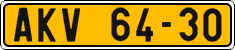 License plate of the Czech Republic, Commercial vehicles (1960)