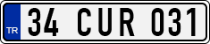 License plate of Turkey, Regular plates